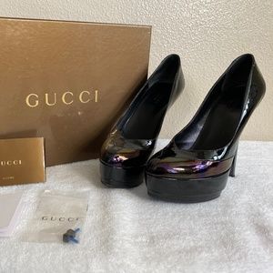 Gucci Vernice Soft Floyd (Matching Bag Included)